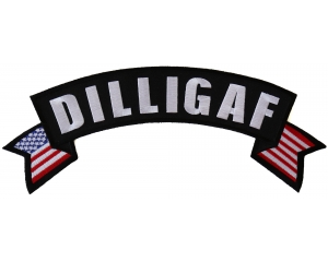 Dilligaf Flag Rocker Patch